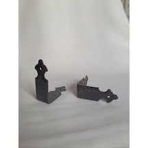 Dekoratif Kutu Kenarı 8 Adet Kutu Sandık Aksesuar Oksit