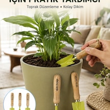 Bahçe Ve Saksı Bakımı İçin Dayanıklı Mini El Aleti Seti