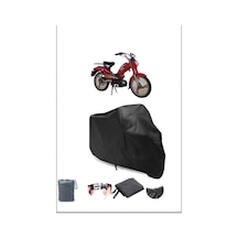 Siyah Yamaha Zoom Su Geçirmez Dayanıklı Motosiklet Örtüsü
