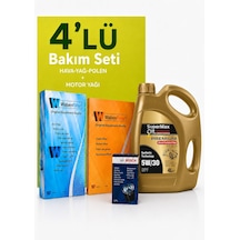 Bosch-waben Ford Ecosport 1.5 Dizel Filtre Bakım Seti-supermax Oil 5w30 4 Lt 2018-2022 3 Lü