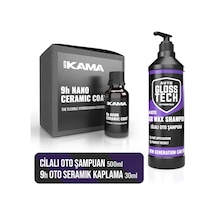 Autokama Ceramic Coat 9h Nano - Glosstech Cilalı Oto Şampuan