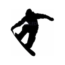 Kayak Snowboard Araba Sticker 15Cm