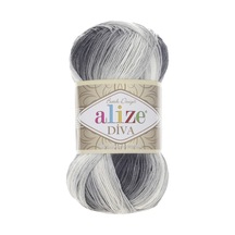Alize Diva Batik El Örgü İpi (5 Li Paket) - 1900