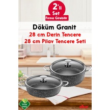 28 Cm Derin 28 Cm Pilav Tencere