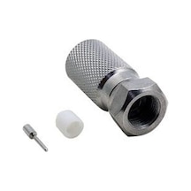 Filonline F Erkek Konnektör Rg11 Pinli Iğneli 10 Adet Sıkmalı Ko