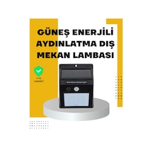 Mey İthalat 144 Led'li Geniş Aydınlatma Alanına Sahip Güneş Enerjili Güvenlik Lambası