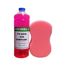 Akbel Ph Nötr Oto Şampuanı 1 Kg Çiçek Kokulu Yıkama Süngeri