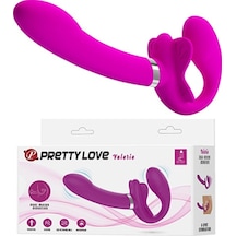 Hızlı Express Pretty Love 12 Titreşimli Silikon Strap-On Usb Şarjlı Süper Lüks Vibratör