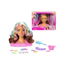 Jfg82 Barbie Saç Tasarımı Büstü - Kahverengi Saçlı Standart