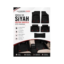 Saab 9-5 Linear Havuzlu Oto Paspası Kaymaz Taban Dayanıklı Enerji Siyah
