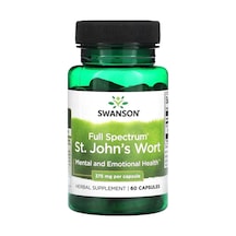 Full Spektrumlu St. John's Wort, 375 Mg, 60 Kapsül