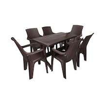 Depootoptan Mandella Zeugma 70 x 120 CM 6 Kişilik Nibras Koltuk Masa Takımı Kahver Kahverengi Depootoptan Mandella Zeugma 70 x 120 CM 6 Kişilik Nibras Koltuk Masa Takımı Kahver Kahverengi