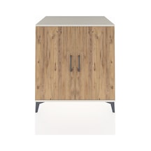 Kronos Şifonyer 2 Raflı 2 Kapaklı 88x59x96 Aytaşı-çam Aytaşı