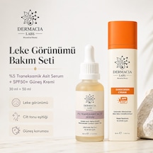 Leke Görünümü Bakım Seti %5 Traneksamik Asit Serum 30 Ml + Spf50+ Güneş Kremi 50 Ml