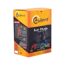Silent 1453 Çam Tipi Yıkanabilir Kulak Tıkacı 50 Adet Ipli Kutulu