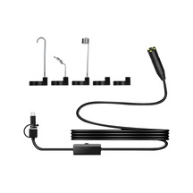 Vkemall Endoskop 5mp Otomobil Sanayi Boru Kontrolü, 4 Led Işık, Ip68 Su Geçirmez, 1m Sert Kablolu, 3'lü Uyumlu Arayüz, 2560x1944 Hd