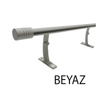 Perdemix 20 Mm Kornişli Dekoratif Alüminyum Tek Raylı Rustik  Perde Askısı