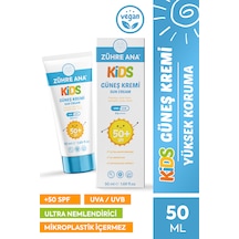 Kids Çocuk Güneş Kremi Spf 50+ Uva Uvb Leke Karşıtı Yüksek Koruma + E Vitamini 50 Ml