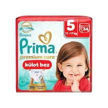 Premium Care Külot Bez 5 Numara 34 Adet Bebek Bezi Diğer