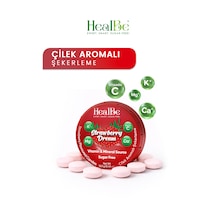 Çilek Aromalı Şekersiz Şekerleme