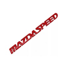 Mazda Speed Kırmızı Bagaj Yazısı 3m 3d Abs Mazda Mx-3