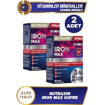 Nutraxin Iron Max 90 Tablet - 3 Al 2 Öde 2 Adet Nutraxin Iron Max 90 Tablet - 3 Al 2 Öde 2 Adet