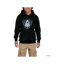 Zepplin Giyim League Of Legends Project Ashe Siyah Çocuk Kapşonlu Sweatshirt