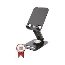 Özel Üretim Jx-035 Siyah Masaüstü Telefon Ve Tablet Standı Pratik Aksesuar Ekran