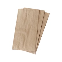 Gizpak Şamua Kraft Kese Kağıdı Çizgili 500gr 15x28x8 100 Adet