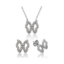 Gümüş Kelebek Kadın Set