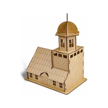 Wood Ahşap Kendin Yap Maket Kız Kulesi 230 X 150 X 290 Mm