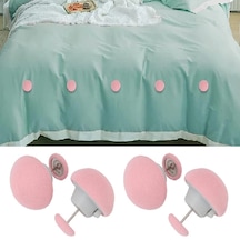 4 Adet Mavi-4/8/12 Adet Mantar Yorgan Sabitleme Klipsi Nevresim Klipleri Yumuşak Kumaş Malzeme Yorganın Kaymasını Önler Yorgan Yatak Aksesuarları