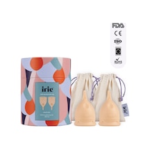 Irie Adet Kabı Menstrual Cup 2'li Paket [[Small + Small]]