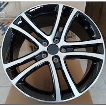 5x112 18 İnç Savannah Jant Modeli Siyah Elmas Kesim Volkswagen Audi Seat Skoda Uyumlu Jant Bir Takım 4 Adet