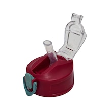 Otomatik Pipetli Su Matarası Yedek Kapağı 57mm Kırmızı Çok Renkli
