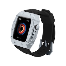 Watch 7 45mm Uyumlu Krd-65 Nvth Kordon-siyah-gümüş