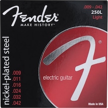 Fender Super 250 Nickel Plated Steel Ball End 250l .009-.042 Elektro Gitar Teli