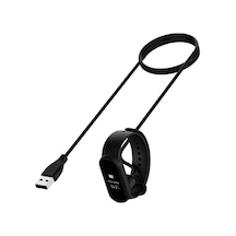 Xiaomi Mi Band 6 İle Uyumlu Giyilebilir Akıllı Saat Şarj Kablosu Manyetik Mi Band 5/6 / 7 / Amazfit Band 5 İle Uyumlu Usb Şarj Aleti Siyah Çok Renkli
