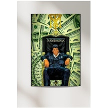 Tony Montana 33x48 Poster Duvar Posteri  + Çift Taraflı Bant