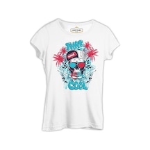 That Cool - Kurukafa Beyaz Kadın Tshirt 001