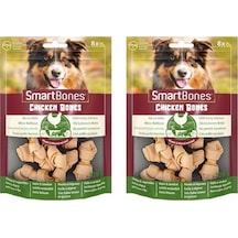 Smart Bones Tavuklu Küçük Irklar İçin Düğümlü Köpek Ödül Kemiği 8li 128gr X 2 Adet