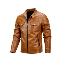 Hakiki Kuzu Derisi Taba Renk Erkek Spor Ceket Taba Hakiki Kuzu Derisi Taba Renk Erkek Spor Ceket Taba