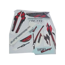 Tvs Ntorq 125 Etiket Seti Kırmızı  -
