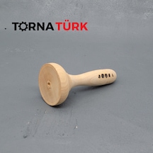 Ahşap Malafa Yüzük Ve Kolye Çalışma Tekli Halter Malafa Şekillendirme Aparatı Metalik