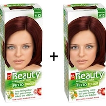 Mm Beauty Bitkisel Saç Boyası Koyu Kızıl M13  - 2 Adet (464063493)