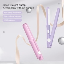 Beyaz Mini Bukle Makinesi Saç Düzleştirici Taşınabilir Çok Fonksiyonlu Seramik Hızlı Is Saç Bigudi Saç Şekillendirme Seti 56659649