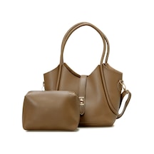 Butigo Clt Prm Kltlı Omz 5pr Vizon Kadın Omuz Çantası 000000000102062899 Vizon