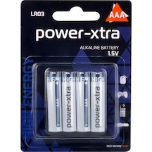 Power-xtra Aaa - Lr03 Alkalin İnce Kalem Pil 4'lü Blister