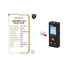 Proter PL 55 R Şarjlı Lazer Metre 50 Metre