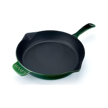 Metal Premium Serisi - Döküm Kızartma Tavası, Yuvarlak, 28 Cm, Majolik Yeşil Belirtilmemiş